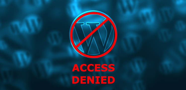 Deny access to WordPress dashboard limit-access-to-your-wordpress-dashboard-access-denied